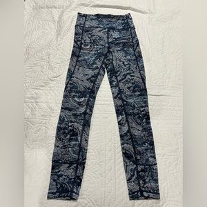 Size 4 lululemon running tights 7/8 length